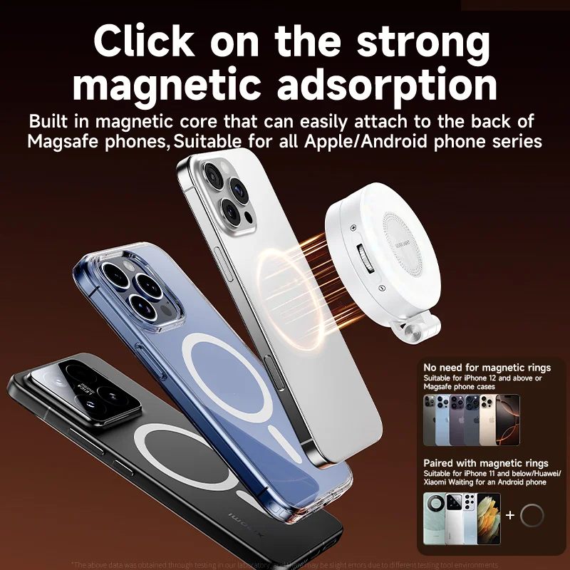 Photography Lighting Spotlight - LED Selfie Invullicht voor Magsafe Telefoon