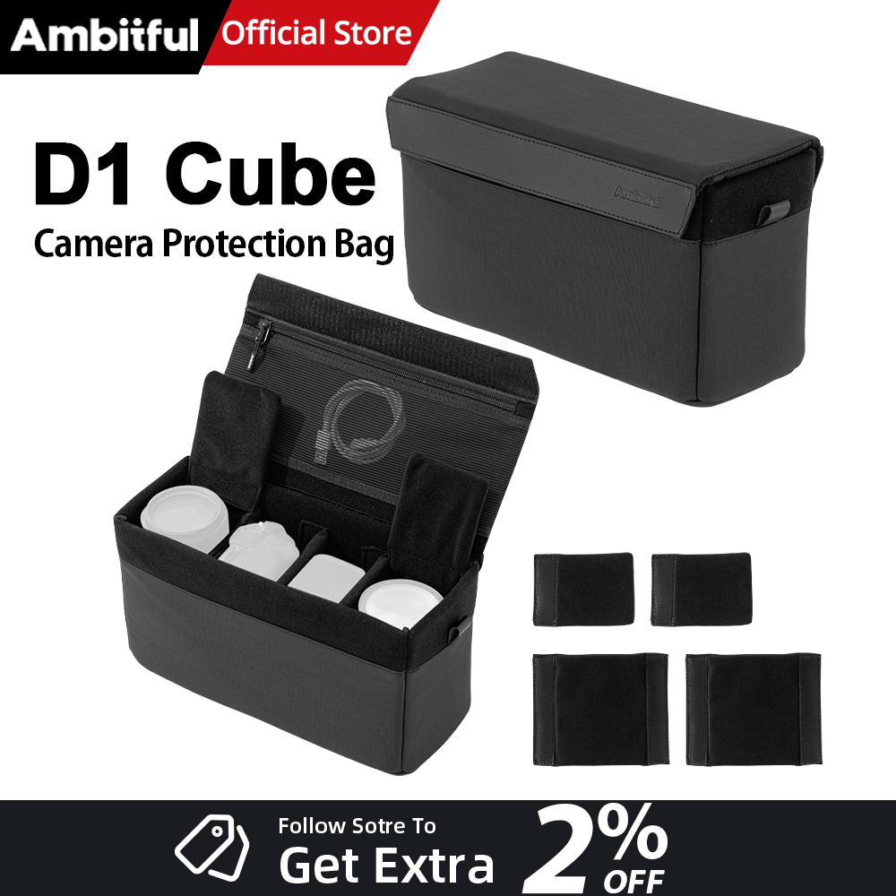 Photography Lighting Equipment Bags - AMBITFUL D1 Cube waterdichte DSLR-cameratas Multifunctionele