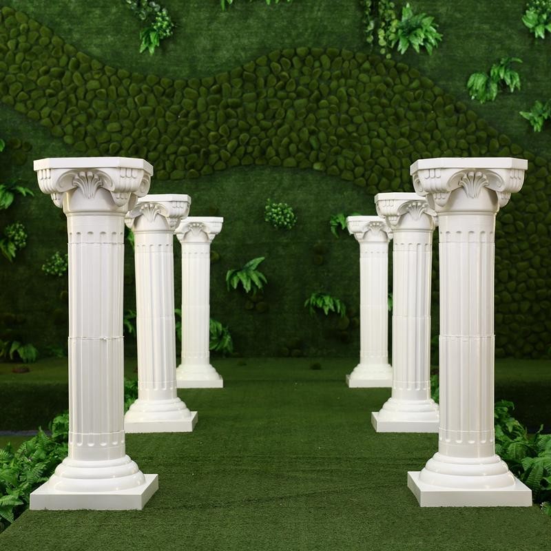 Photography Lighting Background - 65cm 113cm Witte Kunststof Romeinse Zuil