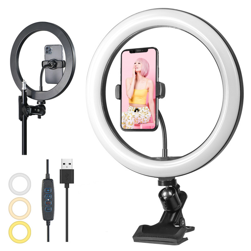 Lighting In Photography Studio - Dimbare Led Ring Light Profissional 26cm