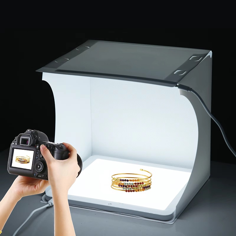 Photography Lighting Case - 20cm Draagbare Fotobox Fotografie Opvouwbare LED