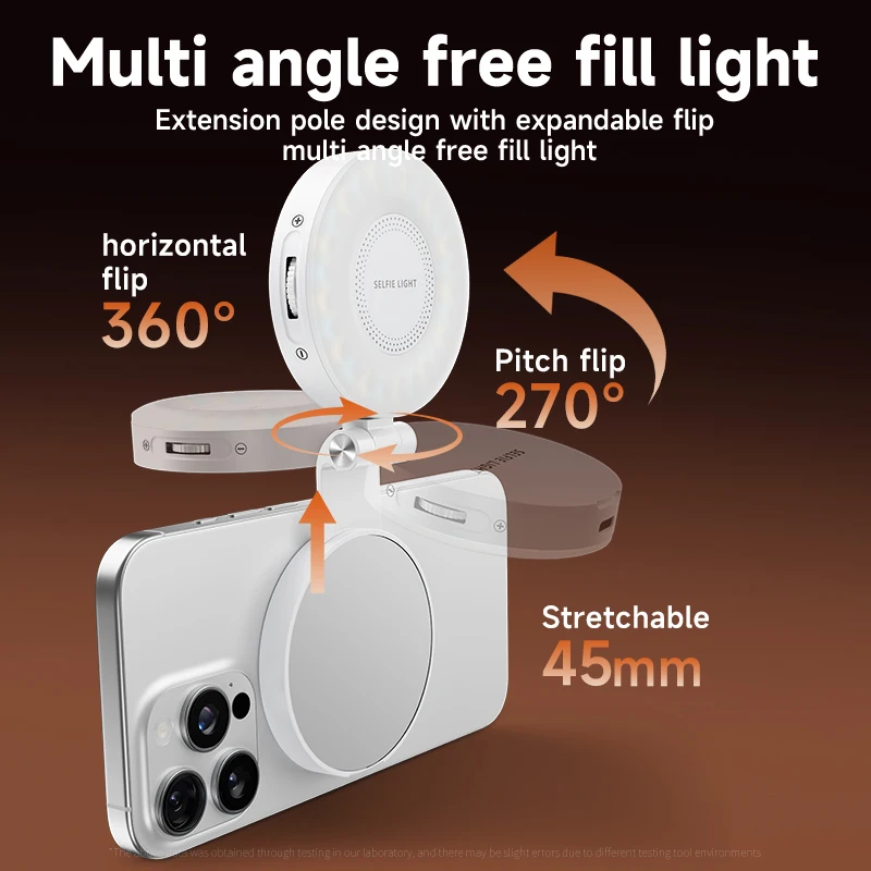 LED Selfie Invullicht voor Mag - Photography Lighting Spotlight recensie en prijs