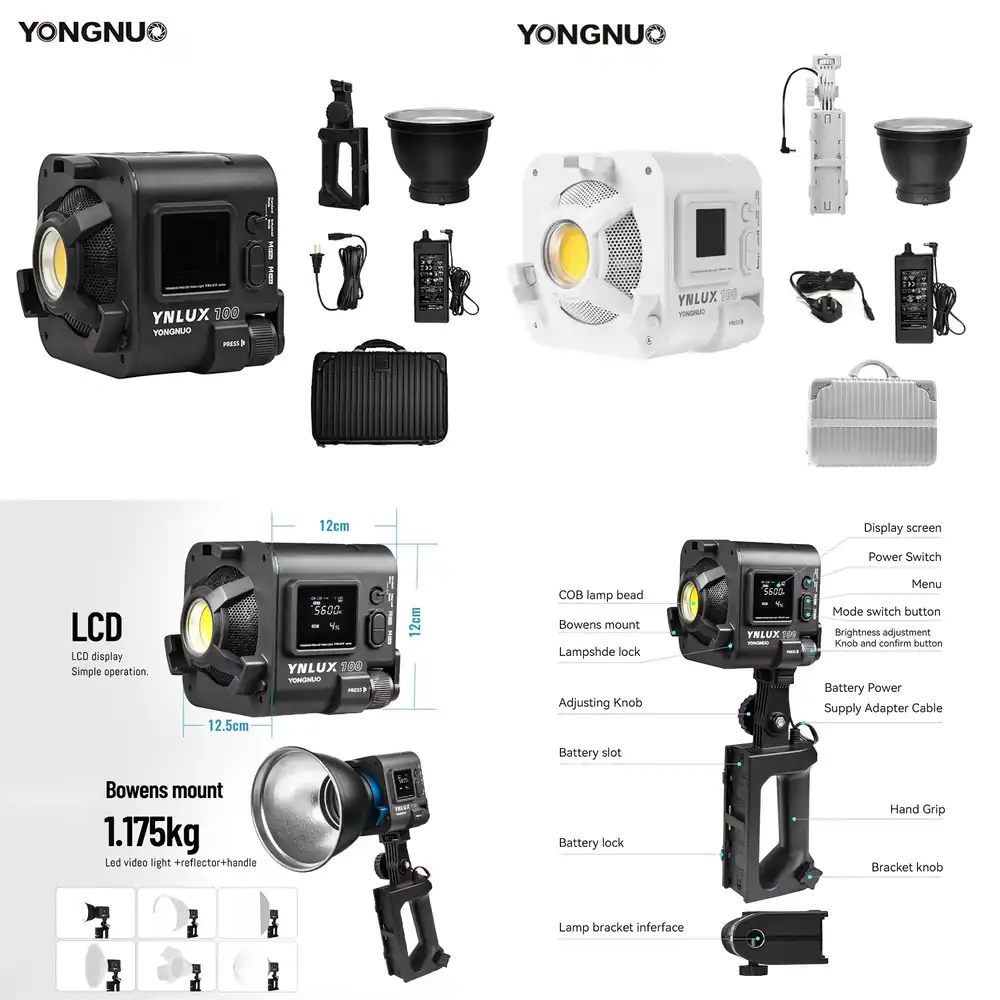 YONGNUO YNLUX100 100W 3200K-56 - Lighting In Photography Studio recensie en prijs