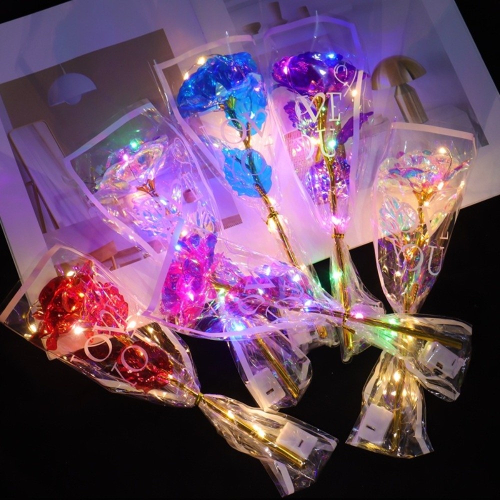 Gloeiende Gouden Folie Roos Bl - Photography Lighting Simulation recensie en prijs