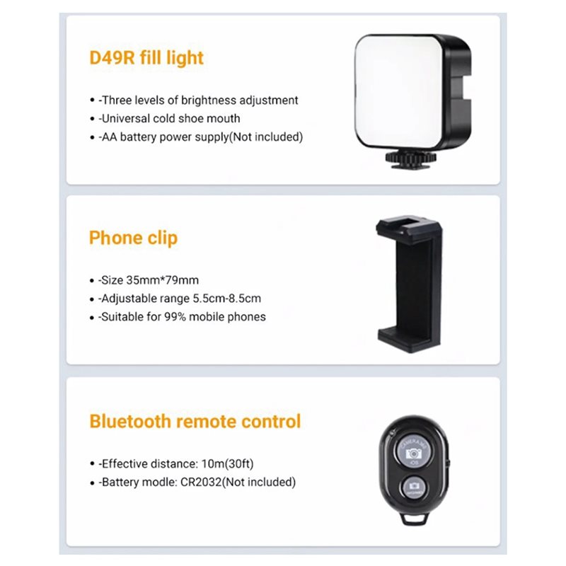 B29C-draagbare smartphone-vide - Photography Lighting Kit Portable recensie en prijs