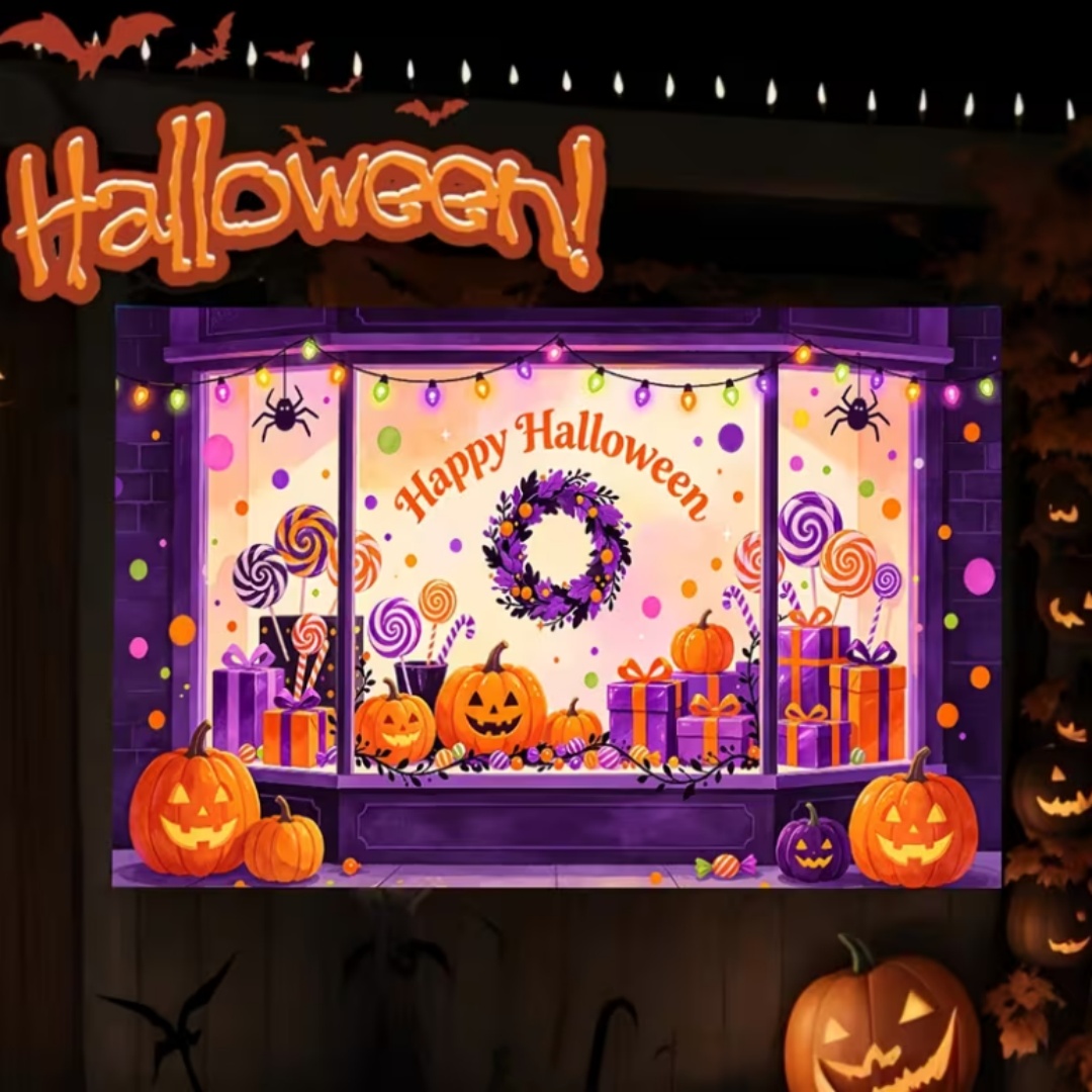 Paarse Halloween Winkel Themaf - Photography Lighting Background recensie en prijs