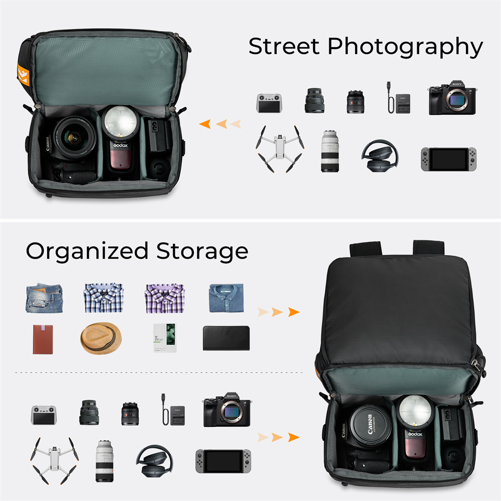 K&F CONCEPT 22L Camera Rugzak  - Photography Lighting Equipment Bags recensie en prijs