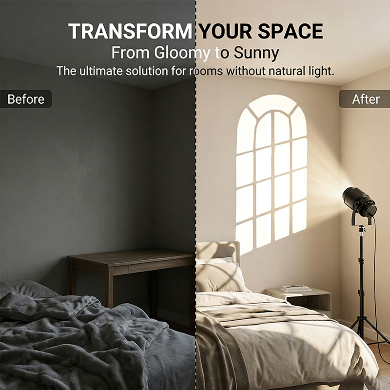 15W virtuele nep-vensterprojec - Photography Lighting No Shadows recensie en prijs