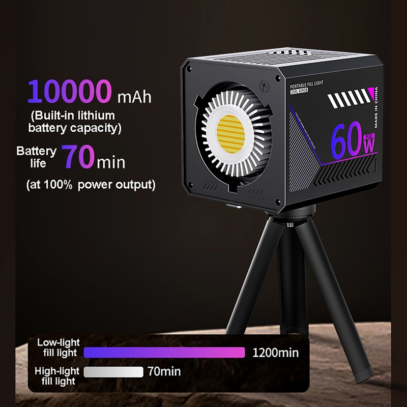 60W RGB Videolamp Draagbare LE - Photography Lighting Background recensie en prijs